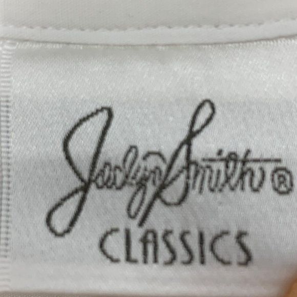 90s Jaclyn Smith VTG Oversize Boyfriend White Blouse Top Large  4022 Poplin Y2K - Picture 6 of 9